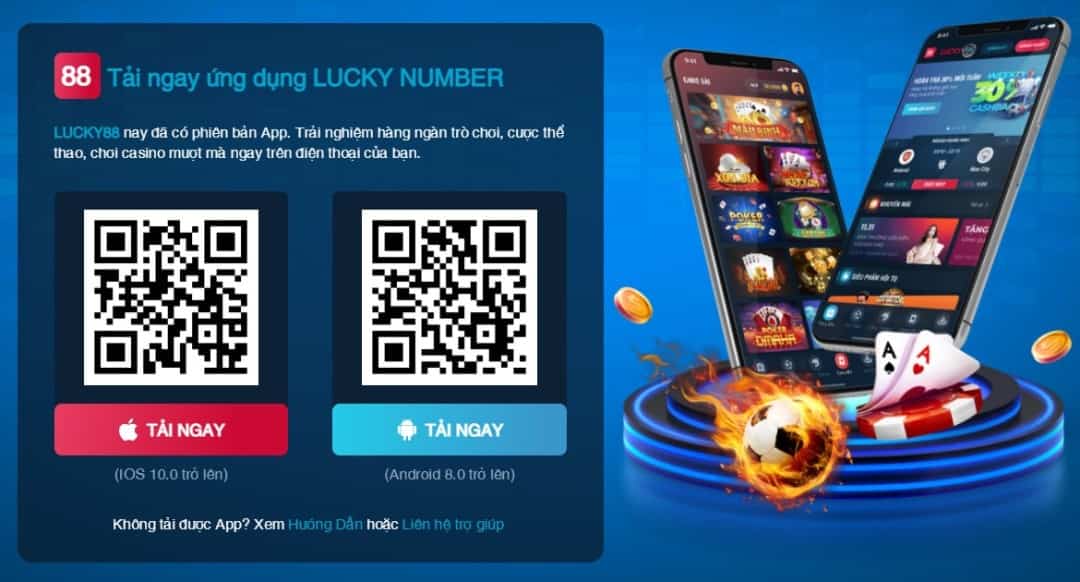 Đăng nhập Lucky88 bằng app là phương pháp khi không thể vào web